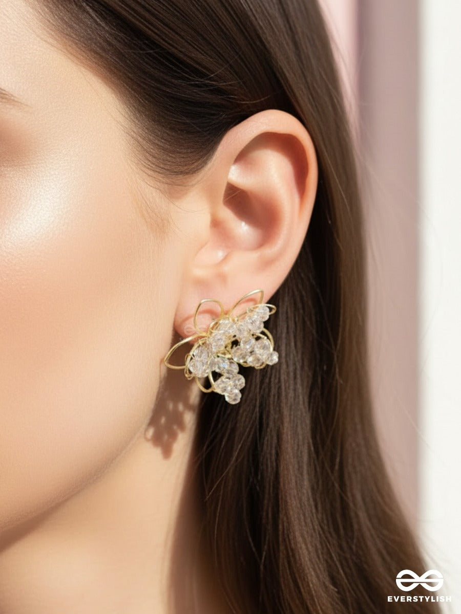Prism Petals - Modern Floral Earrings