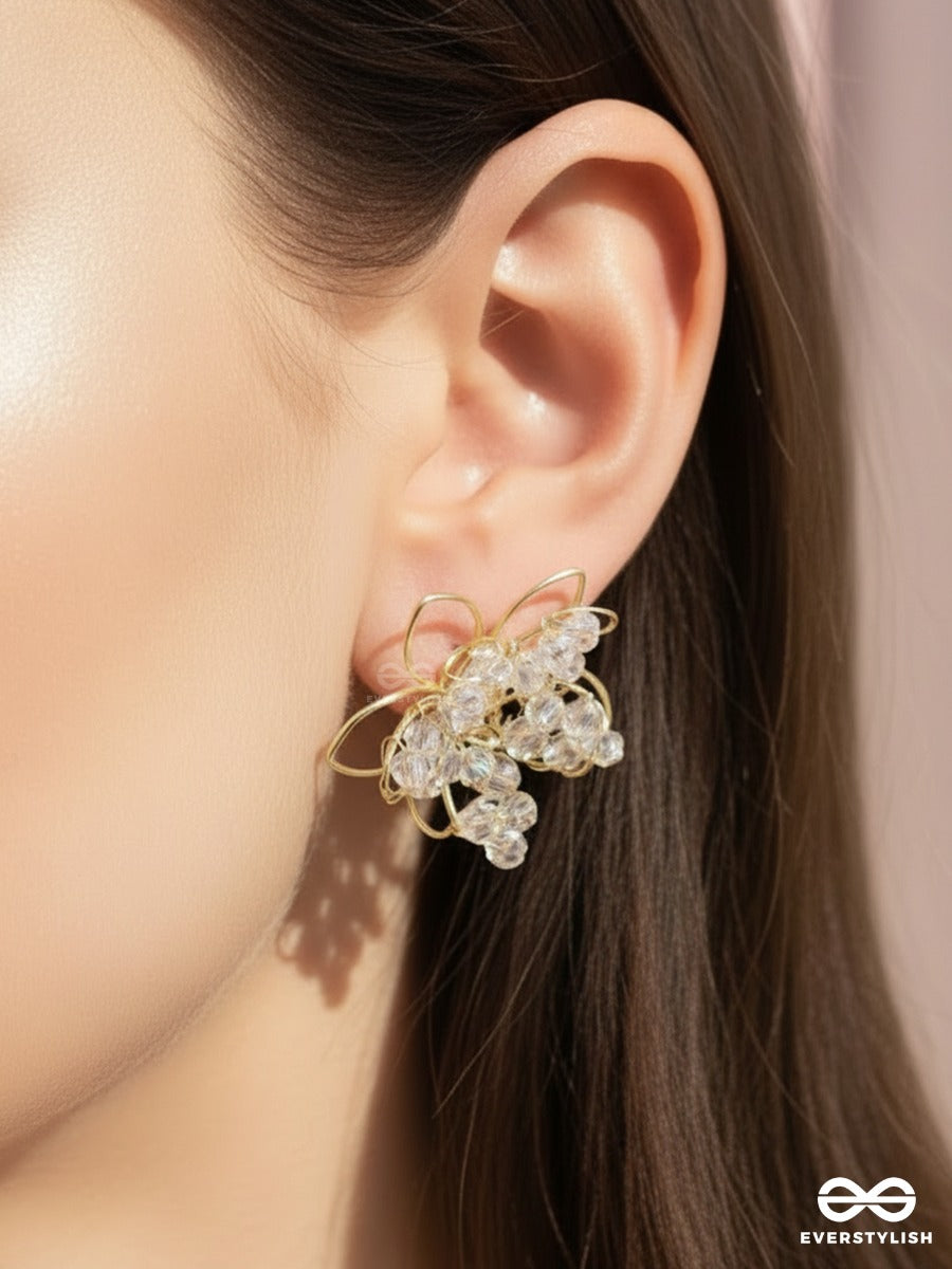 Prism Petals - Modern Floral Earrings