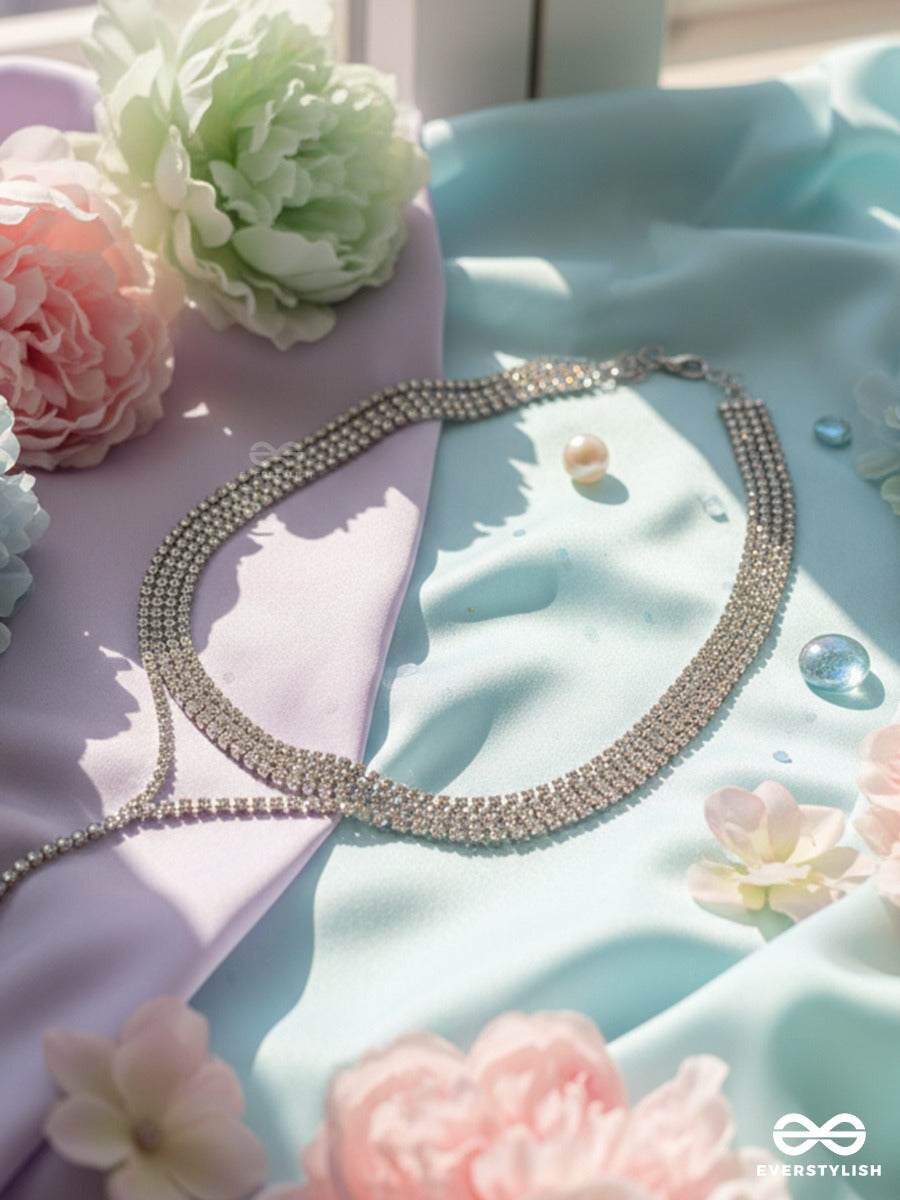Spark Chevron - Y Drop Necklace