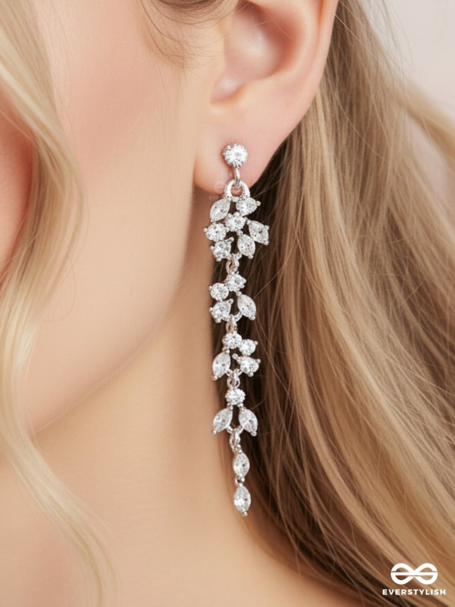 Shimmer Climb - Organic Drop Earrings