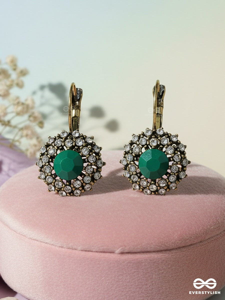 Glade Shine - Halo Drop Earrings