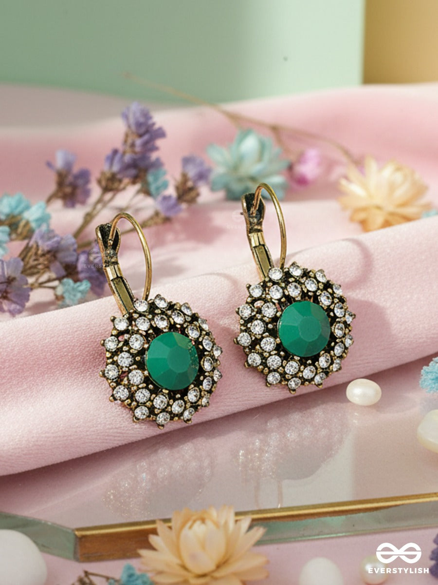 Glade Shine - Halo Drop Earrings