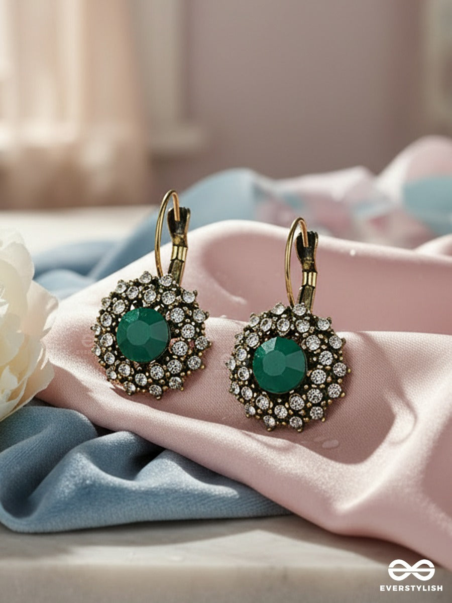 Glade Shine - Halo Drop Earrings