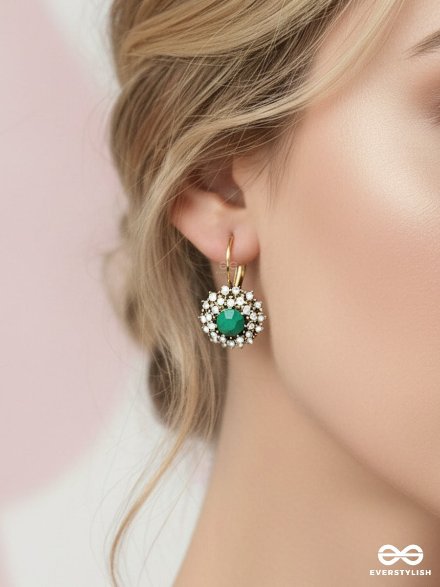 Glade Shine - Halo Drop Earrings
