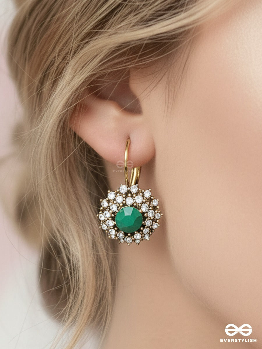 Glade Shine - Halo Drop Earrings