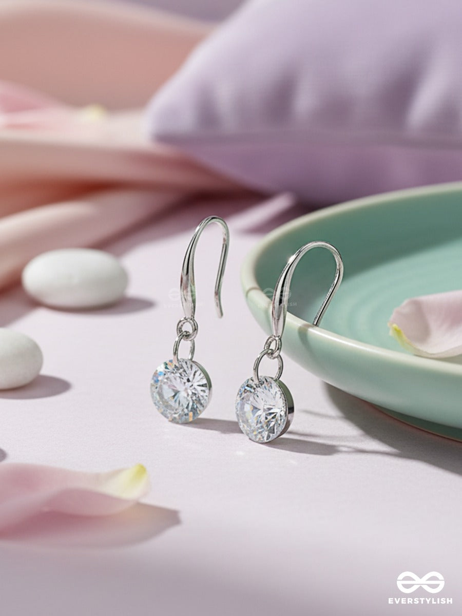 Dazzle Pin - Delicate Crystal Drop Earrings