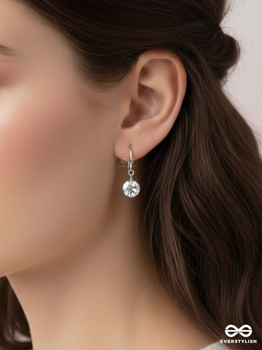 Dazzle Pin - Delicate Crystal Drop Earrings