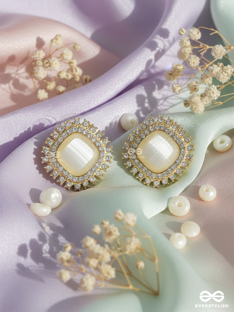 Solstice Glow - Sunburst Stud Earrings