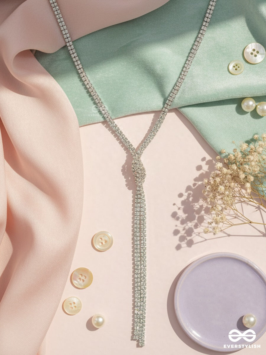 Tassel Glint - Y Drop Necklace