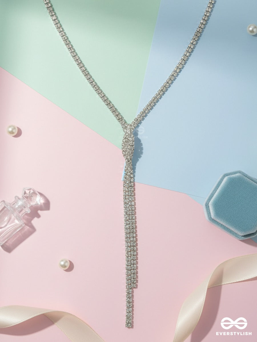 Tassel Glint - Y Drop Necklace