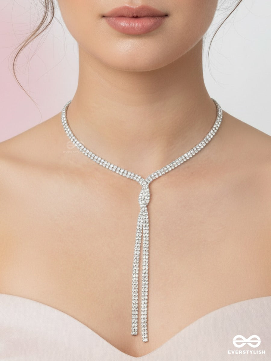 Tassel Glint - Y Drop Necklace
