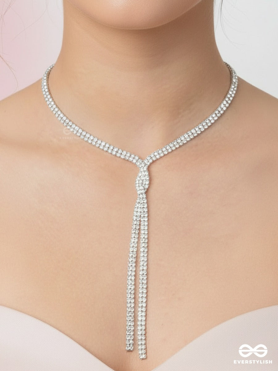 Tassel Glint - Y Drop Necklace