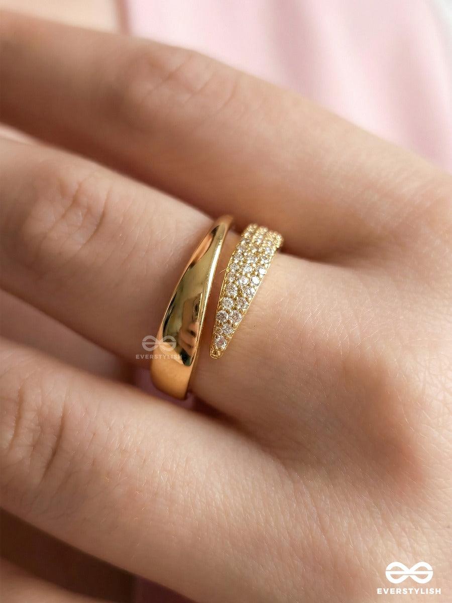 Glint Wrap - Pave Statement Ring