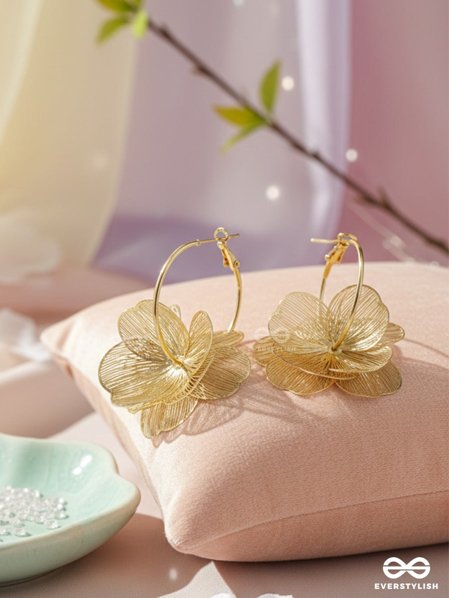 Organza Flora - Delicate Bloom Earrings