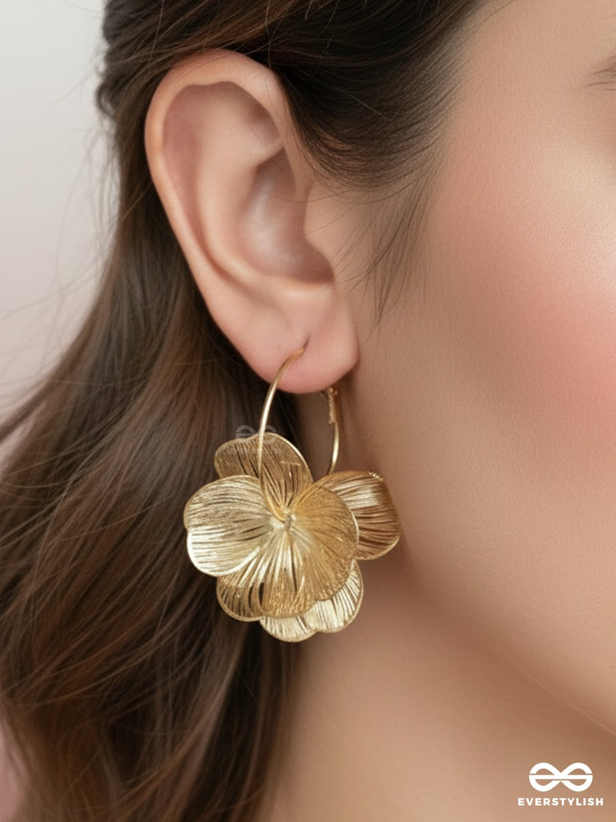 Organza Flora - Delicate Bloom Earrings