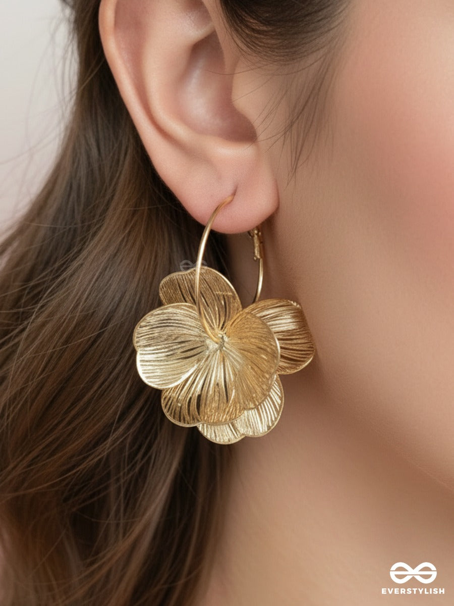Organza Flora - Delicate Bloom Earrings