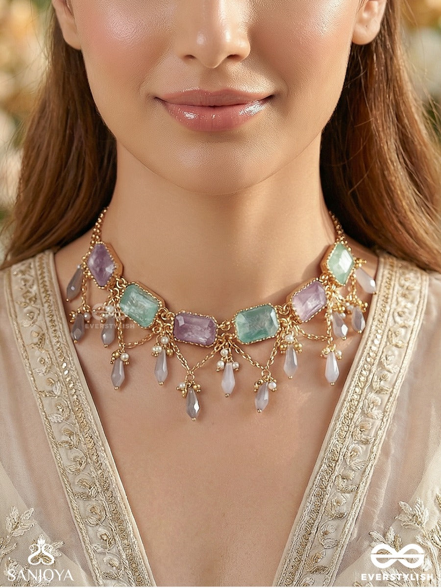 Nirvanika - Serene Essence - Elegant Necklace With Minimal Form And Delicate Structure