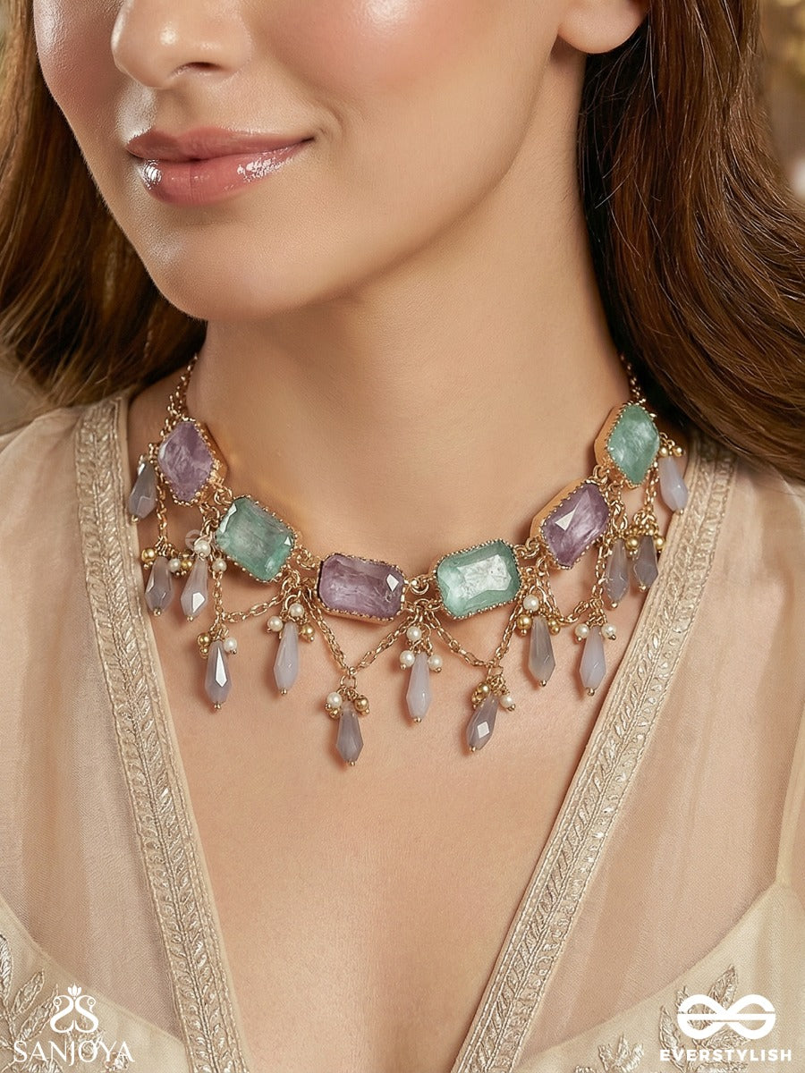 Nirvanika - Serene Essence - Elegant Necklace With Minimal Form And Delicate Structure
