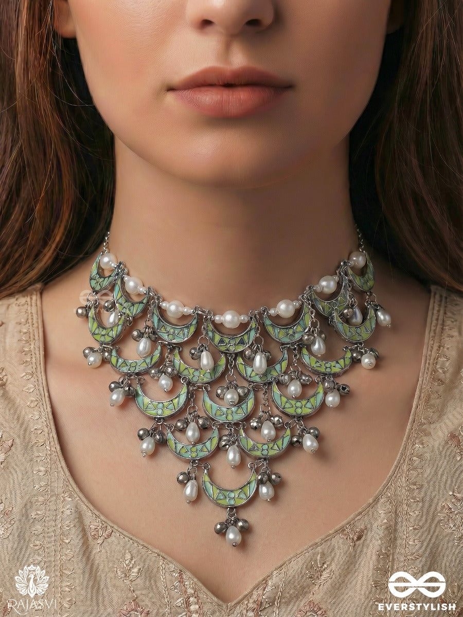 Chandrang Lehar - Multi Layer Statement Necklace