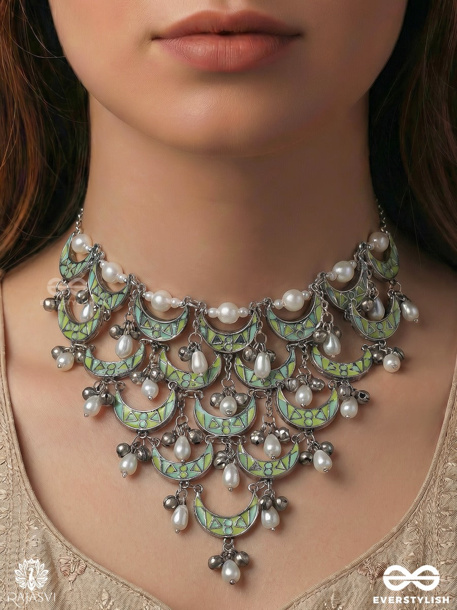 Chandrang Lehar - Multi Layer Statement Necklace