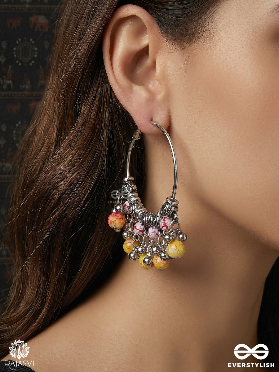 Ravya Tinkle - Dangle Hoop Earrings
