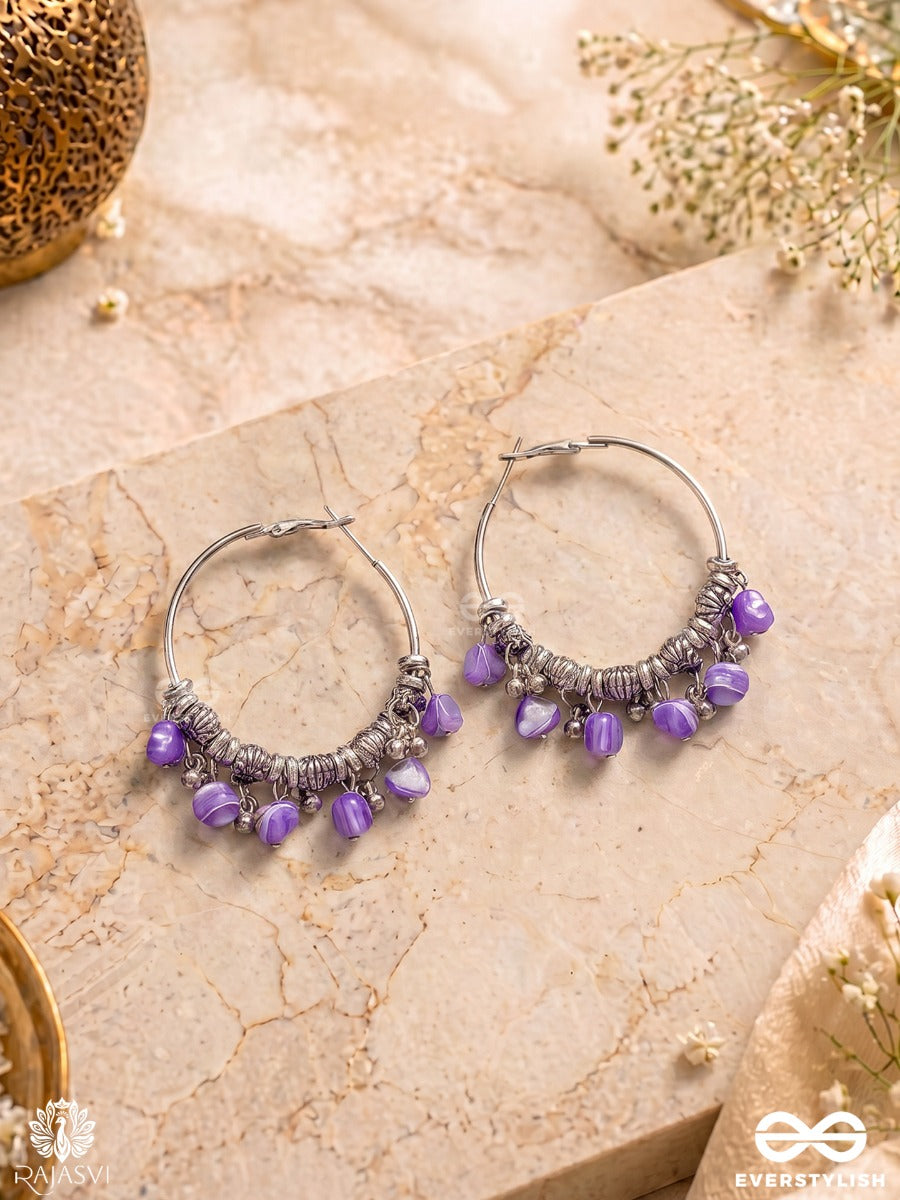 Noor Jhumar - Charm Hoop Earrings
