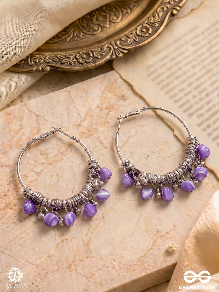 Noor Jhumar - Charm Hoop Earrings