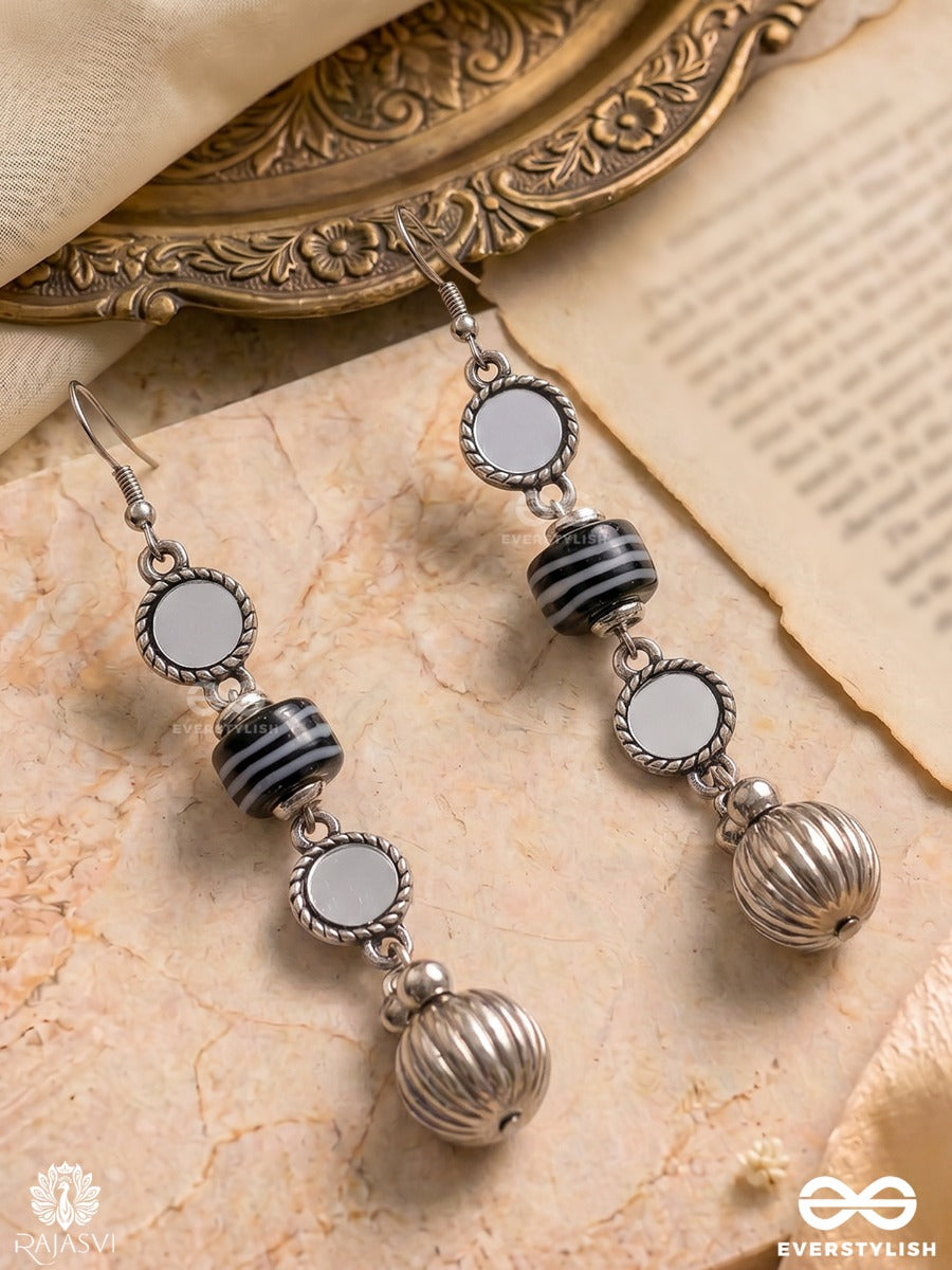 Dhwani Rekha - Oxidised Drop Earrings