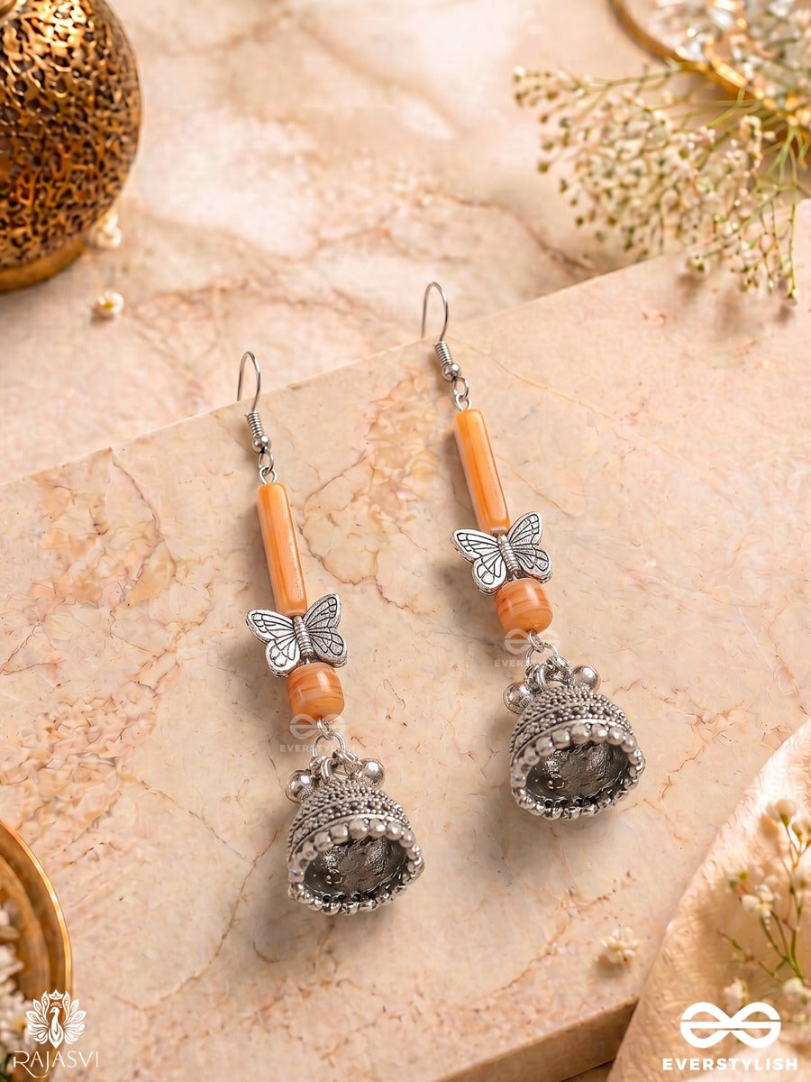 Kesari Nupur - Boho Jhumki Earrings