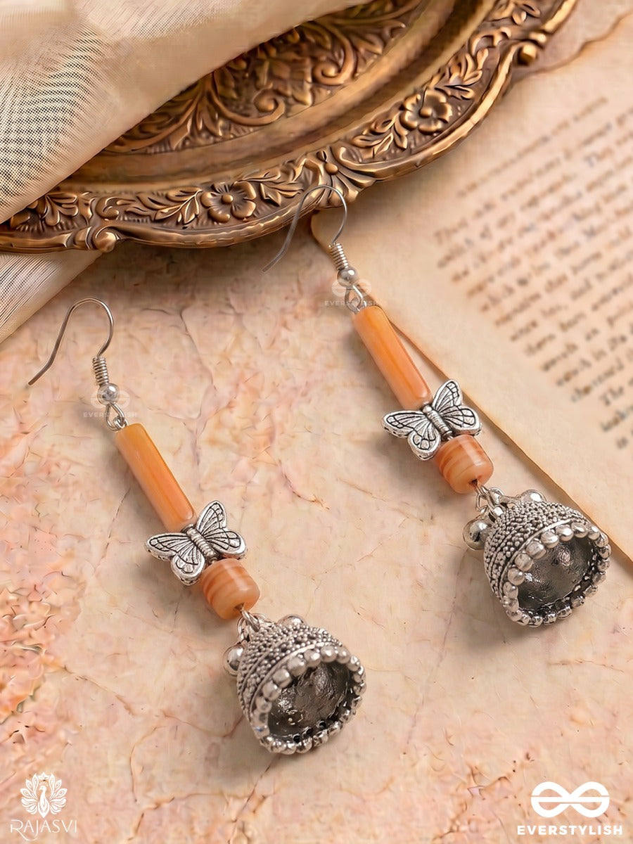 Kesari Nupur - Boho Jhumki Earrings