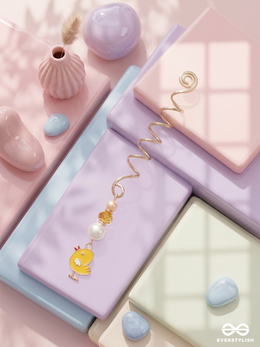 Honey Bloom - Golden Braidlet With Yellow Floral Drop Detail