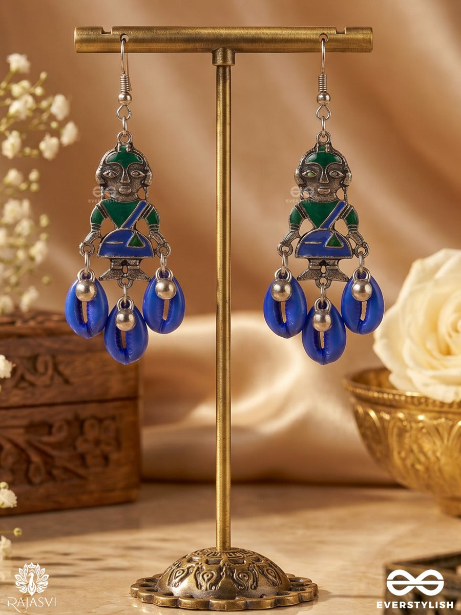 Neeli Lokkala - Tribal Drop Handcrafted Oxidised Earrings