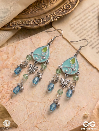 Sheen Patti - Oxidised Festive Earrings