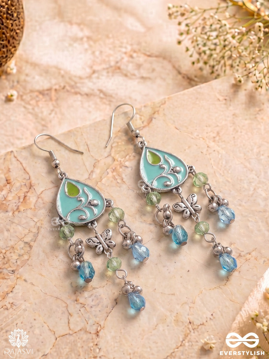 Sheen Patti - Oxidised Festive Earrings