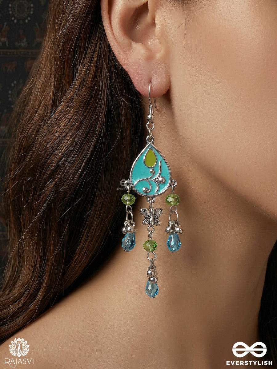 Sheen Patti - Oxidised Festive Earrings