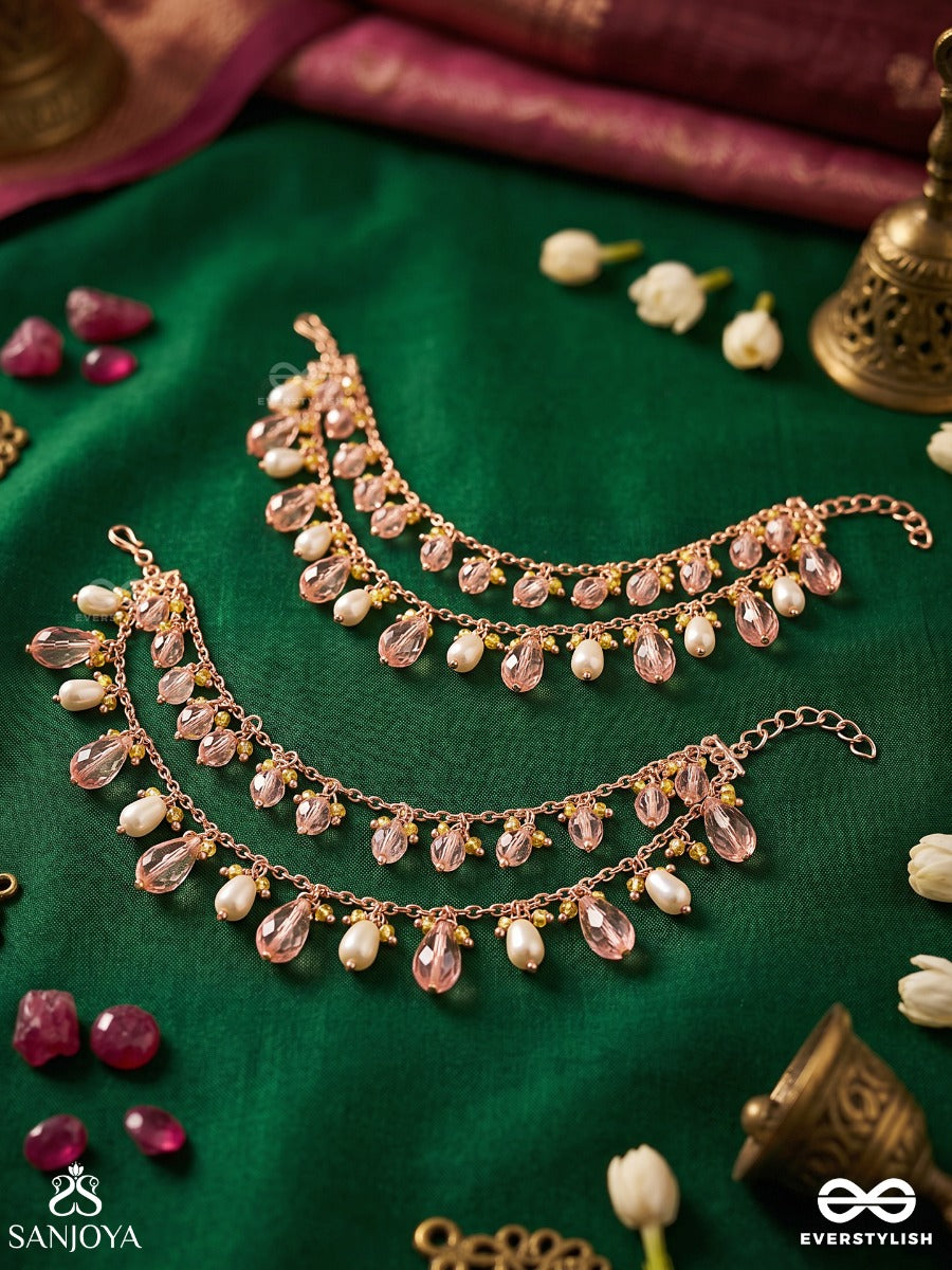 Farishta – Angelic Beauty – Decorative Earchain With Ornamental Links And Multi-Drop Elements
