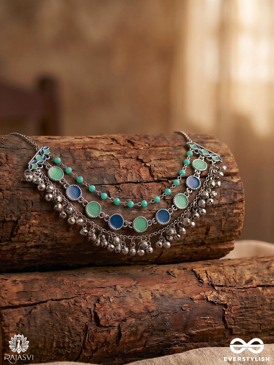Zarmehra Dorkaar – Oxidised Festive Choker With Artisan Metalwork