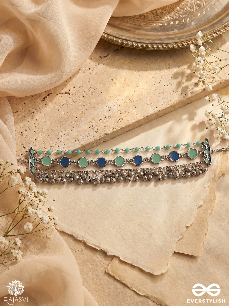 Zarmehra Dorkaar – Oxidised Festive Choker With Artisan Metalwork