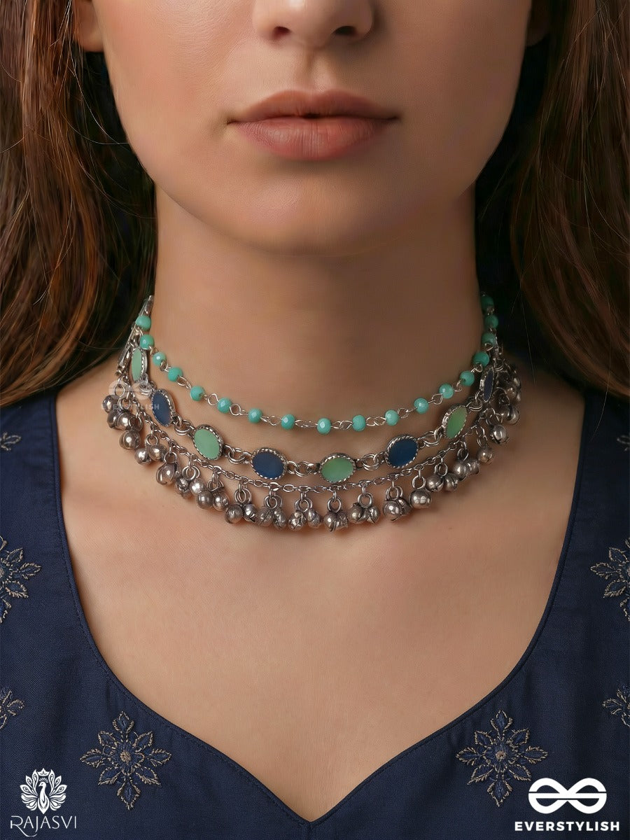 Zarmehra Dorkaar – Oxidised Festive Choker With Artisan Metalwork