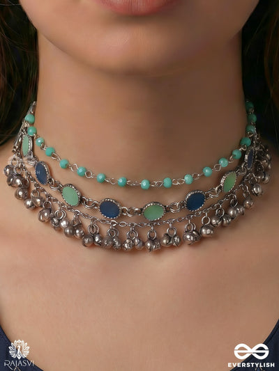 Zarmehra Dorkaar – Oxidised Festive Choker With Artisan Metalwork