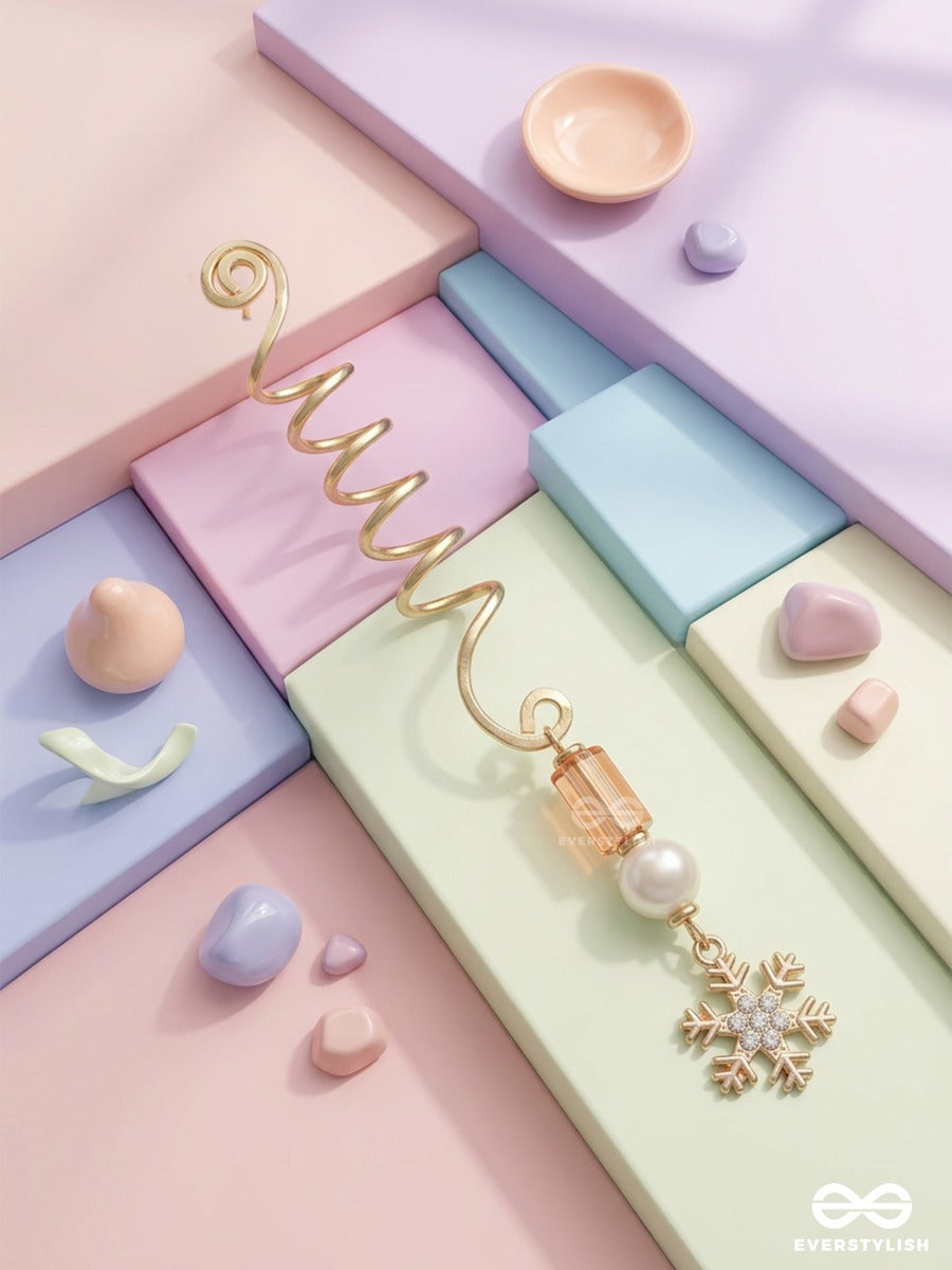 Caramel Sway – Trendy Braidlet With Crystal Flower Charm