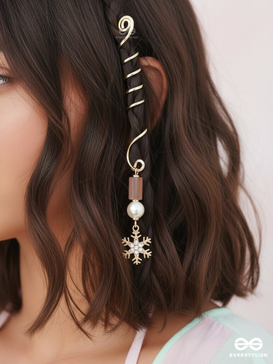 Caramel Sway – Trendy Braidlet With Crystal Flower Charm