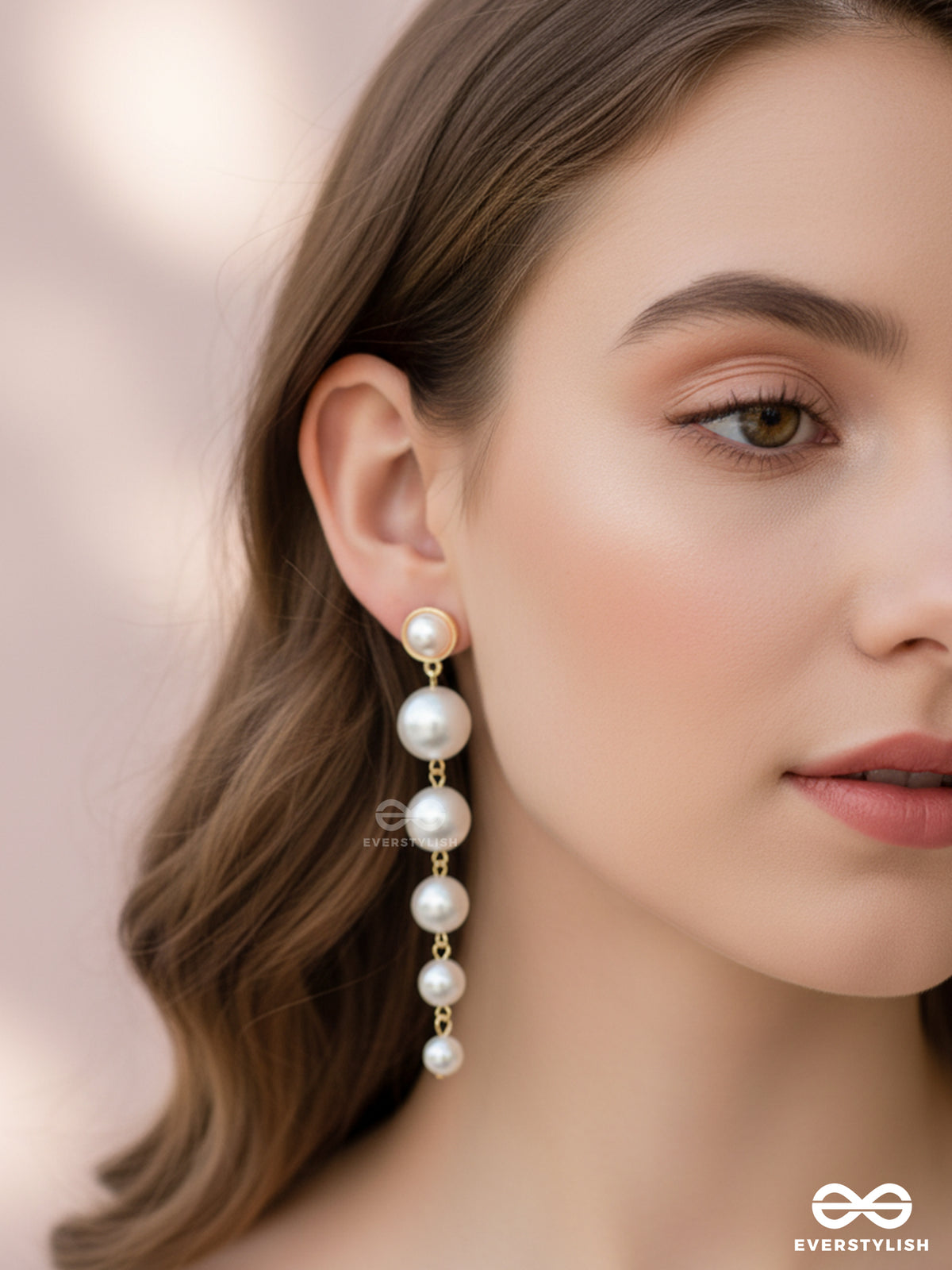 Elegance Is A Deadly Weapon- White Pearls Statement Earrings