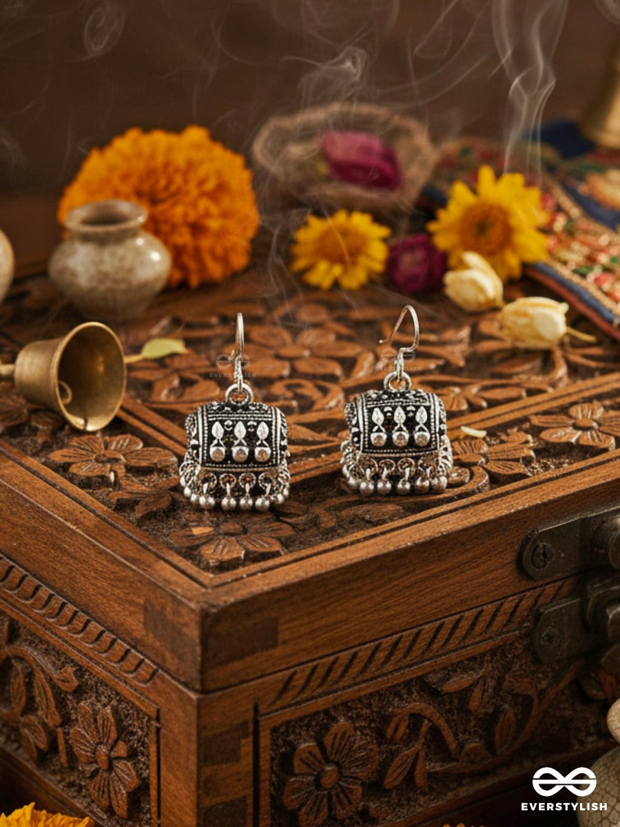 The Cute Little Dome Jhumkis- Tiny Trinket Earrings
