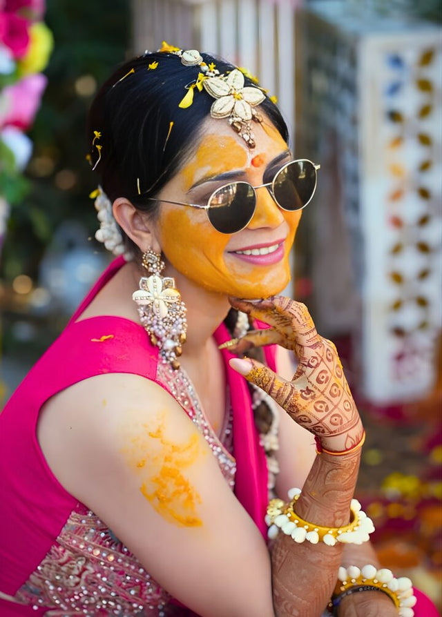 Arti Chauhan, Sanjoya bride
